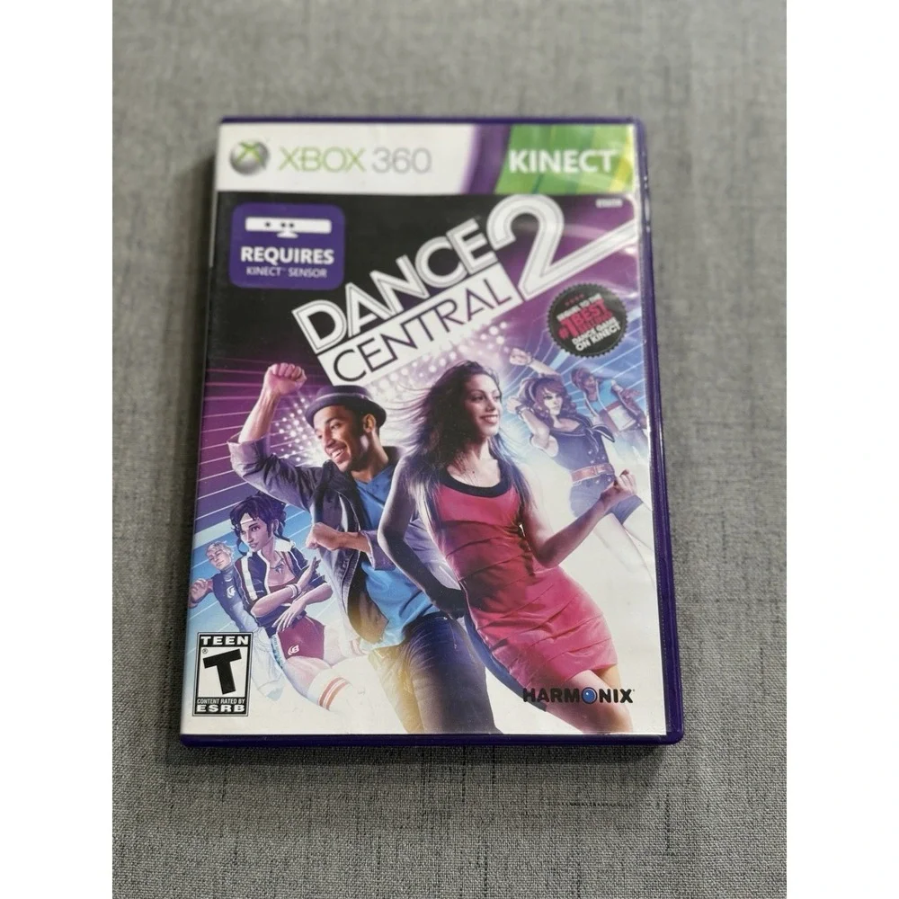 Dance Central 2 Microsoft Xbox 360 Kinect 2011 With Manual Rated T